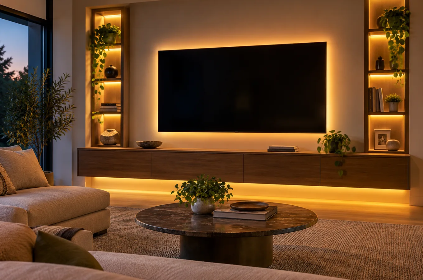 Example of led & accent lighting installations