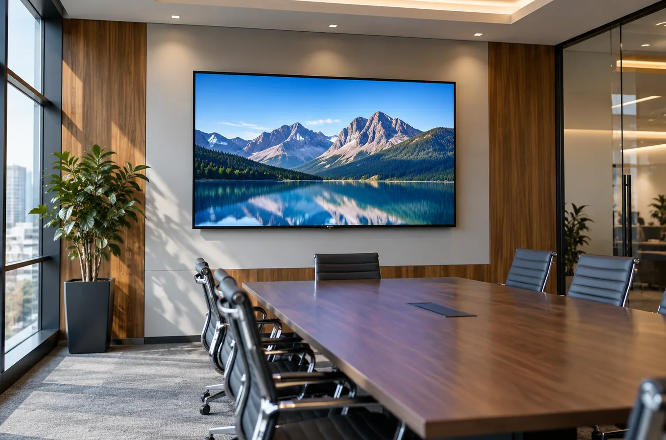 Example of commercial technology installations